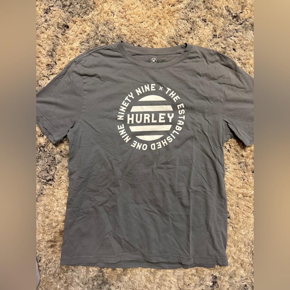 Hurley Gray Graphic T-Shirt